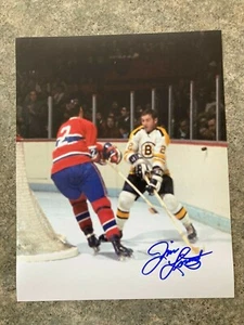 Bruins Jim Lorentz signed 8x10  W/COA  - Picture 1 of 2