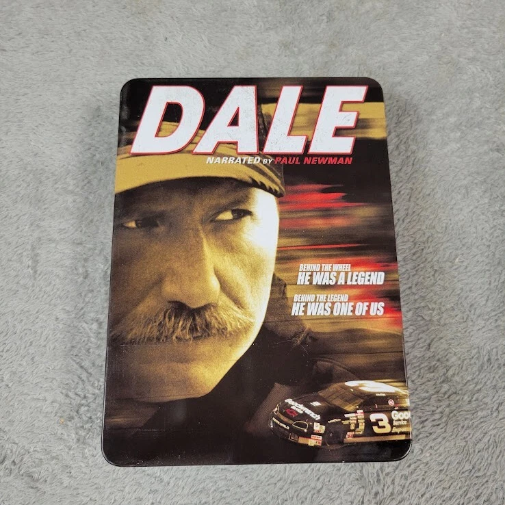 Dale Earnhardt The Movie Paul Newman 6 DVD NASCAR Collectible Tin Box Set - Image 1 of 4