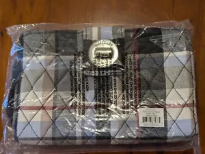 Vera Bradley RFID Turnlock Wallet Perfectly Plaid New - Picture 1 of 3