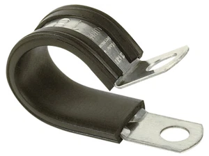 10 x NORMA PIPE RETAINING "P" CLIPS CLAMPS 27mm (1-5/64") MADE IN GERMANY - Picture 1 of 2