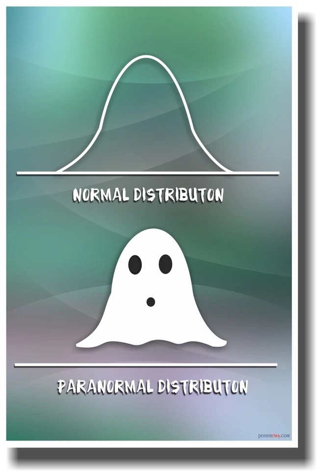 Paranormal Distribution - NUEVO póster de humor Foto 1 de 1