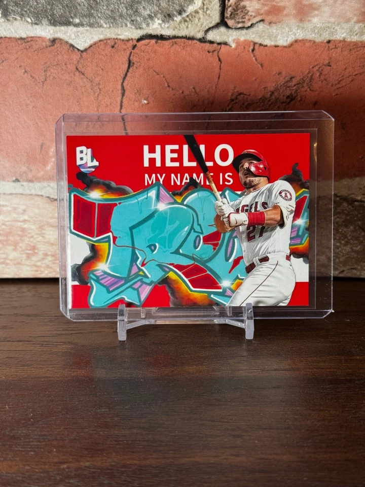 2023 Topps Big League - Roll Call Wildstyle Edition Mike Trout #RC-2 - Image 1 of 2