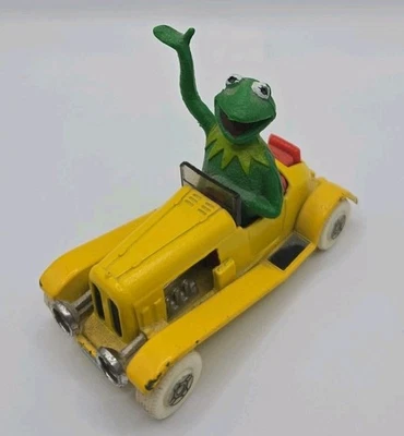 1979 Corgi Kermit the Frog Car Waving Jim Henson Muppets Vintage Diecast - Image 1 of 4