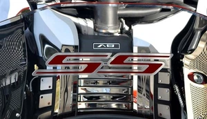 Hood Emblem Garnet Red "SS" fits 2010-2020 Chevy Camaro RS - Picture 1 of 2