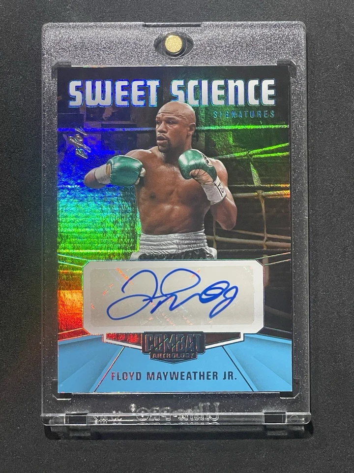 2025 Panini Combat Anthology Sweet Science Signatures Floyd Mayweather 1/1 Auto - Image 1 of 2
