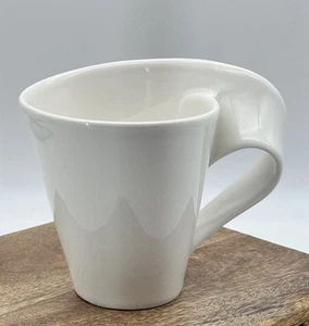 VILLEROY & BOCH New Wave White Swirl Handle Mug 10oz SINGLE - Picture 1 of 7