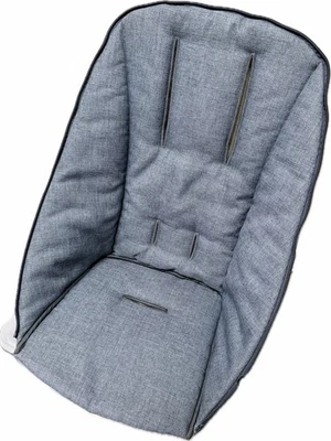 Revestimiento de asiento de cochecito Nuna Demi Grow cremallera de repuesto gris hermano Foto 1 de 2