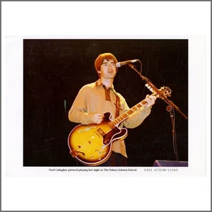 Noel Gallagher Performing Live Detroit 1996 Press Photograph (UK) - Imagen 1 de 1