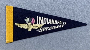 Vintage Indianapolis Speedway 9 Zoll Wimpel früh alt Indy 500 Erinnerungsstücke - Bild 1 von 1
