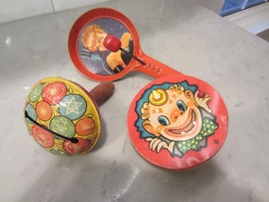 Lotto Vintage 3 T Cohn Inc U S A Latta Rumorosoio Manico LEGNO Clown Sexy Lady Villian - Foto 1 di 7