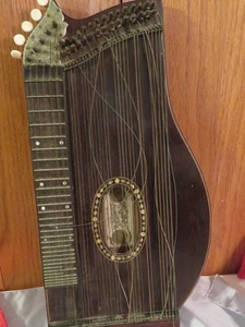 Antique Zither Style A Franz Schwarzer 35 strings 1898 - Picture 1 of 11