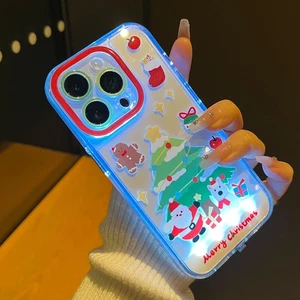 Luminosa Funda con Flash LED de Navidad con Iluminación para iPhone 17 16 15 14 13 12 Pro Max - Imagen 1 de 26