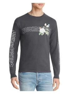 YOUTH MACHINE Mens Black Logo Graphic Classic Fit T-Shirt S - Picture 1 of 2