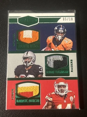 2016 Panini Plates & Patches /10 Rookie Triple Combo Materials Devontae Booker - Image 1 of 2