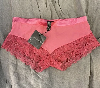 Vintage Pleasure State Ecstasies Culotte Briefs Boy shorts Sz M Knickers Pink - Image 1 of 4