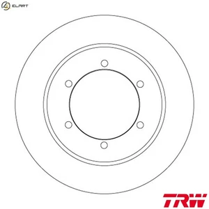 2x BRAKE DISC DF6790 FOR NISSAN CABSTAR/NT400 YD25K3LD-5HO/5MI/5LO 2.5L 4cyl - Picture 1 of 10