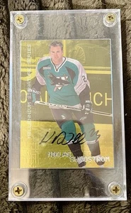 ‘99-‘00. Be A Player Hockey. Niklas Sundstrom. #212 Autographed. Acrylic Blocked - Picture 1 of 2