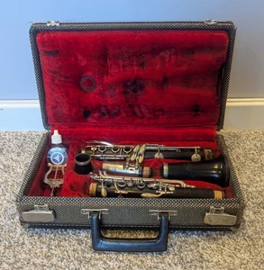 Leblanc Noblet Paris Black Wood Bb Clarinet 67641 with Original Case *READ - Picture 1 of 24