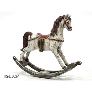 General Trade Cavallo A Dondolo In Resina 26,5Cm 410615 - Foto 1 di 1
