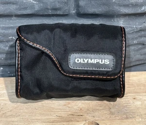 Olympus Infinity - 35mm Point + Shoot Kameratasche - Schwarz Orange Siehe Bilder! - Bild 1 von 6