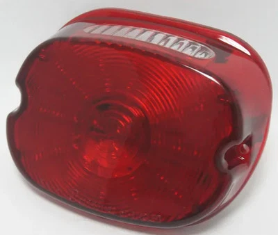 Lente roja de luz trasera de disco duro para Harley Dyna Super Glide personalizada 05-14 Foto 1 de 3