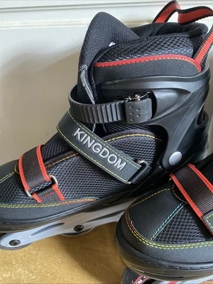 METRO INLINE SKATES BLACK/RED MODEL SS193--BRAND NEW Size Adults 5-7 - Image 1 of 4