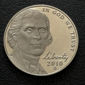 2010-S Proof San Francisco Mint Jefferson Nickel Uncirculated Not Silver - Picture 1 of 4