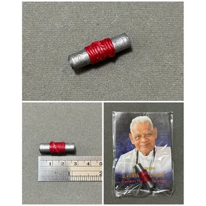 Tid Mon Takrud Ajarn Pien Khao Or Magic Amulet Wealth Luck Trade Charm - Picture 1 of 2