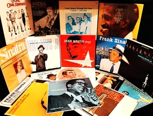 🧿"RAT PACK"  SAMMY DAVIS JR. FRANK SINATRA DEAN MARTIN PREMIUM RARE VINYL LOT - Picture 1 of 120