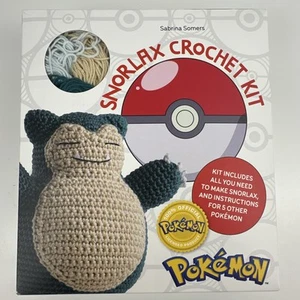 Pokémon Crochet Snorlax Kit: Includes Materials to Make Snorlax & Instr 5 Others - Picture 1 of 10