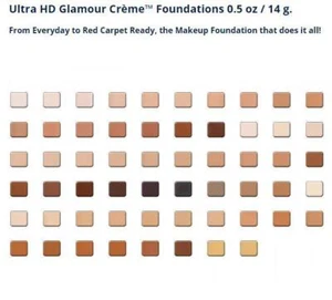 Graftobian Face Foundation Glamour Crème™ Ultra HD Professional Makeup 0.5oz 14g - Picture 1 of 135