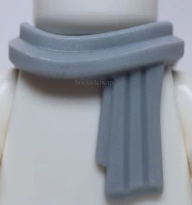 Lego Light Bluish Gray Minifig Winter Scarf Wrapped Long - Picture 1 of 2