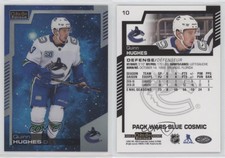 2020-21 O-Pee-Chee Platinum Cosmic Blue Pack Wars Quinn Hughes #10