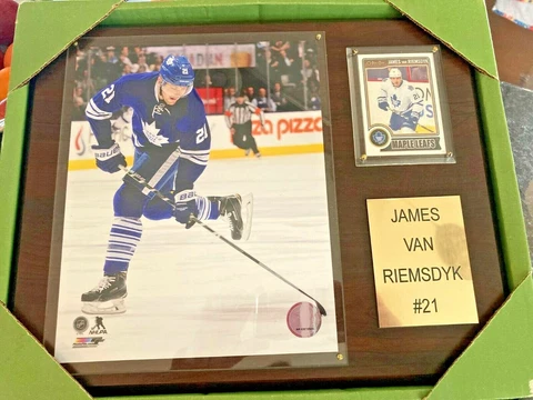 NHL Hockey Toronto Maple Leafs James Van Riemsdyk  Plaque, 12" x 15" Pre-owned Cover