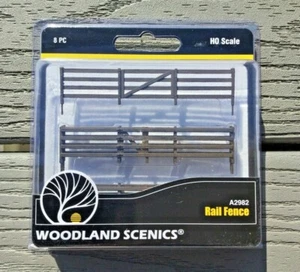 WOODLAND SCENICS ESCALA 1/87 HO VALLA DE RIEL DE MADERA ESCALA 192 PIES 8 PIEZAS 2982 FS - Imagen 1 de 5