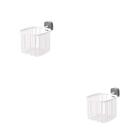 1/2/3 Paper Roll Holder Bathroom Wall Self Adhesive Basket Toothbrush Cup Stand