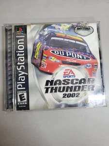 NASCAR Thunder 2002 (Sony PlayStation 1, 2001) PS1 Complete Tested - Picture 1 of 2