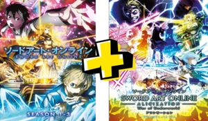 ANIME DVD Sword Art Online (Season 1 2 3 + 1-12End) ENGLISH DUBBED - Imagen 1 de 3