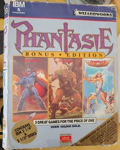 Phantasie Bonus Edition (SSI/US Gold 1988) IBM PC (7 discos, 2 manuales, caja) embalaje original - Imagen 1 de 6