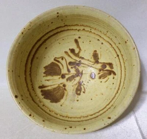 Mid Century Studio Modern Signed Burton Peace Art Pottery Dove Bowl - Picture 1 of 6