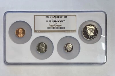 1999-S United States Clad Proof Set NGC PF 69 ULTRA CAMEO - Sale Price cd - Image 1 of 2