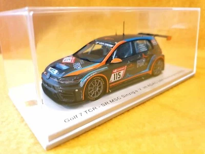 Spark 1/43 Volkswagen Golf 7 TCR-SR No.115 Nurburgring 24H 2022 - Image 1 of 4