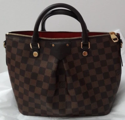AUTÉNTICO BOLSO MONEDERO LOUIS VUITTON SIENA PM DAMIER EBENE_MARRÓN Foto 1 de 4