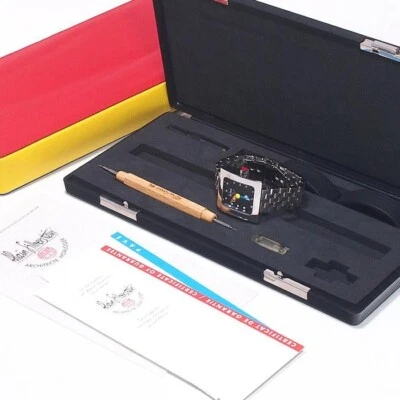 Orologio Da Uomo Automatico Limitato Alain Silberstein Pave Smile Day VS11 500 - Immagine 1 di 4