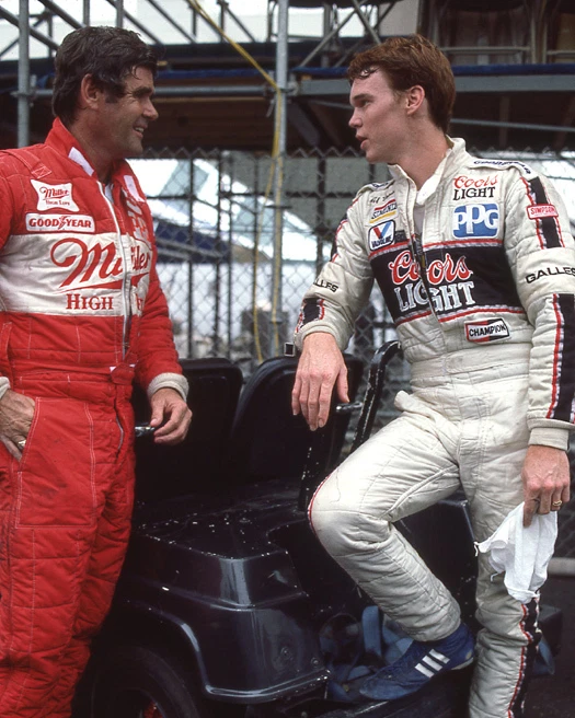 1984 Racecar Drivers AL UNSER & AL UNSER JR Glossy 8x10 Photo Indianapolis 500 - Image 1 of 1