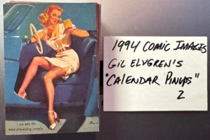 1994 COMIC IMAGES GIL ELVGREN'S CALENDAR PINUPS 2 - NM - Picture 1 of 1