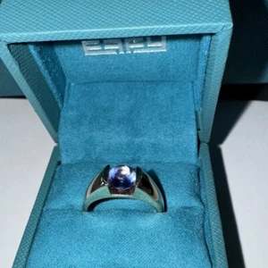 EFFY Naha 14 Kt. Yellow gold Tanzanite ring with 1.19 TW round Tanzanite. - Picture 1 of 6