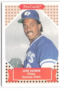 1991-92 ProCards Tomorrow's Heroes #161 Juan Guzman - Picture 1 of 2