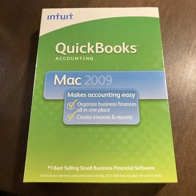 QuickBooks 2009 For Mac Complete W/ Serial  Intuit Accounting - Image 1 of 2