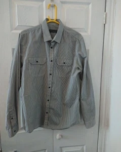 Burton Men's Long Sleeve Striped Shirt Size Medium 38"-40" - Picture 1 of 6